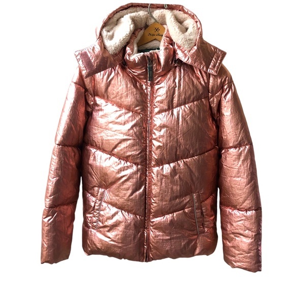 Mini Boden All Weather Girls JacketRose Gold